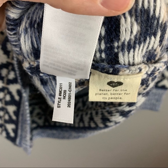 Madewell Forrest Fair Isle V-Neck Sweater - Picture 6 of 7